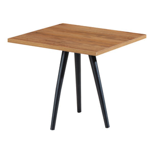 Mesa de centro Ballerup 50 x 45 x 45 cm Negro / aspecto nogal [en.casa]
