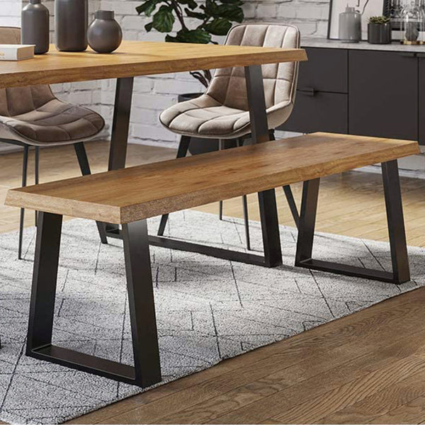 Estructura de mesa Marstal 42x40cm Negro [en.casa]