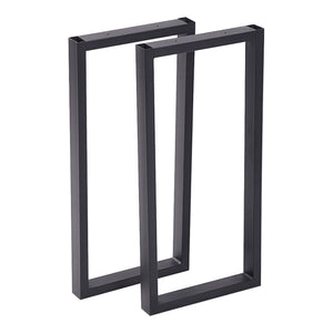 Estructura de mesa Møldrup 56x27cm Negro [en.casa]
