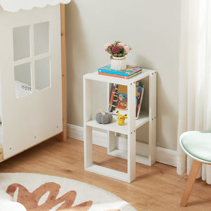 Mesa auxiliar Thyholm 55x30x30 cm Blanco [en.casa]