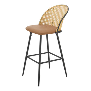 Taburetes de bar Gausdal juego de 2 marrón / negro [en.casa]