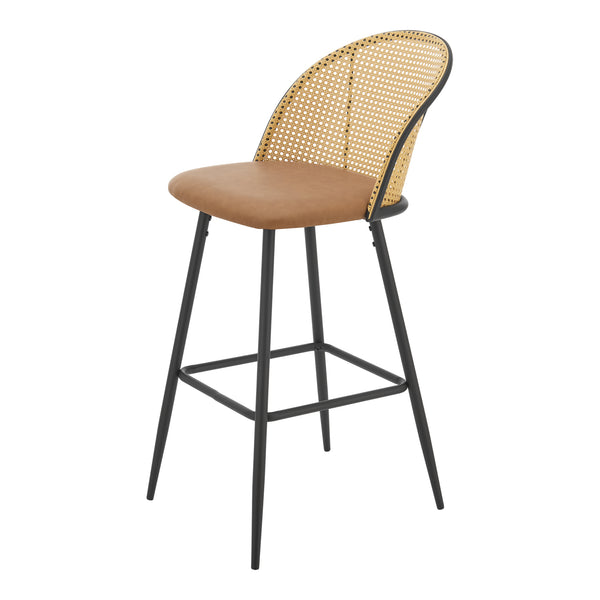 Taburetes de bar Gausdal juego de 2 marrón / negro [en.casa]