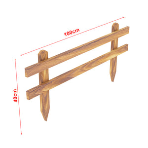 Seto de jardín Krölpa 100x40cm [en.casa]