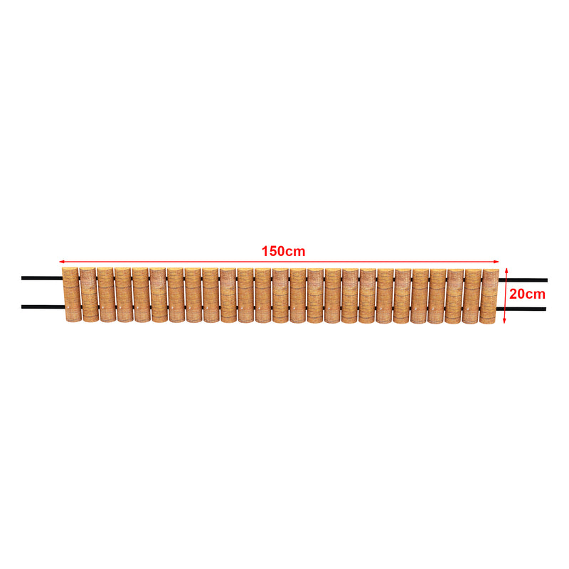 Esquema acotado Palisade Rotta 150x20 cm Natur [en.casa]