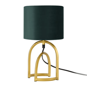 Lámpara de mesa Smethwick Verde oscuro [lux.pro]