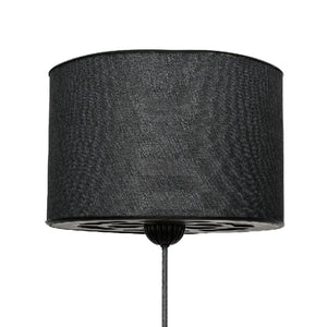 Lámpara de pie Malmesbury 1 x E27 Metal Negro [lux.pro]