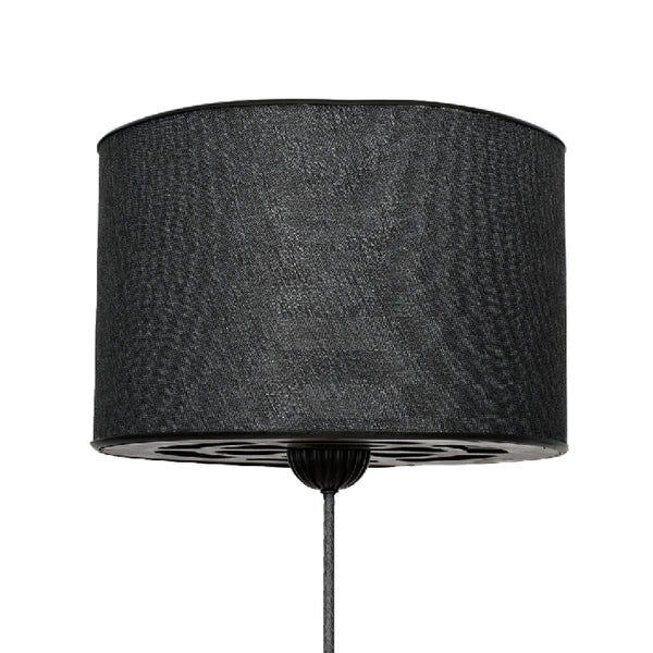 Lámpara de pie Malmesbury 1 x E27 Metal Negro [lux.pro]