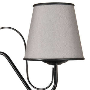 Lámpara de pared Hampshire 1 x E27 Gris [lux.pro]