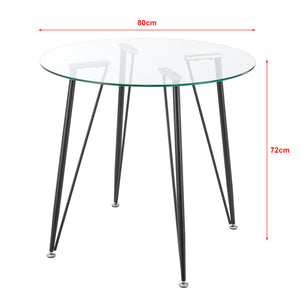 Mesa de cristal Huittinen [en.casa]