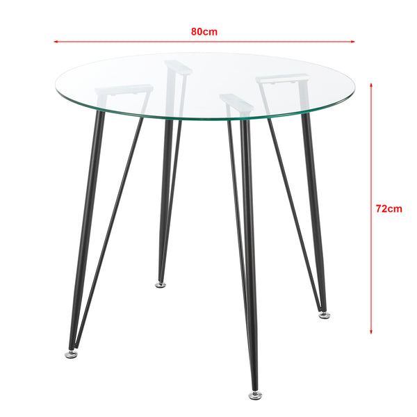 Mesa de cristal Huittinen [en.casa]