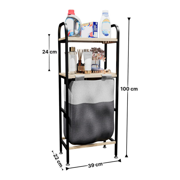 Estante para ropa Pello 100x39x22 cm [en.casa]