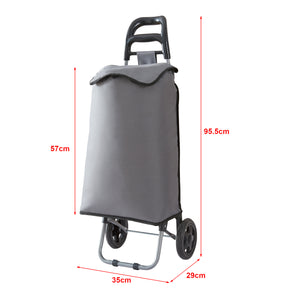 Carrito de compras plegable Aaby 36 L [en.casa]