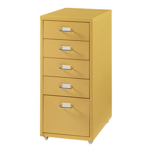 Contenedor móvil Kökar con 5 cajones 69x28x41 cm [en.casa]