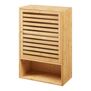 Armario de baño Gjesdal 60x40x20 cm Bambú [en.casa]