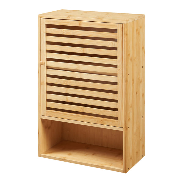 Armario de baño Gjesdal 60x40x20 cm Bambú [en.casa]