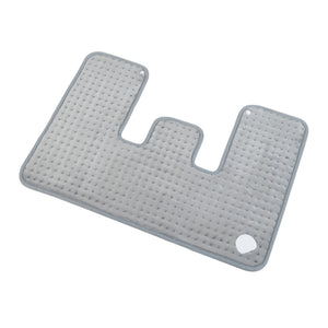 Almohadilla térmica eléctrica Borrello 100W 65x45cm Gris [en.casa]