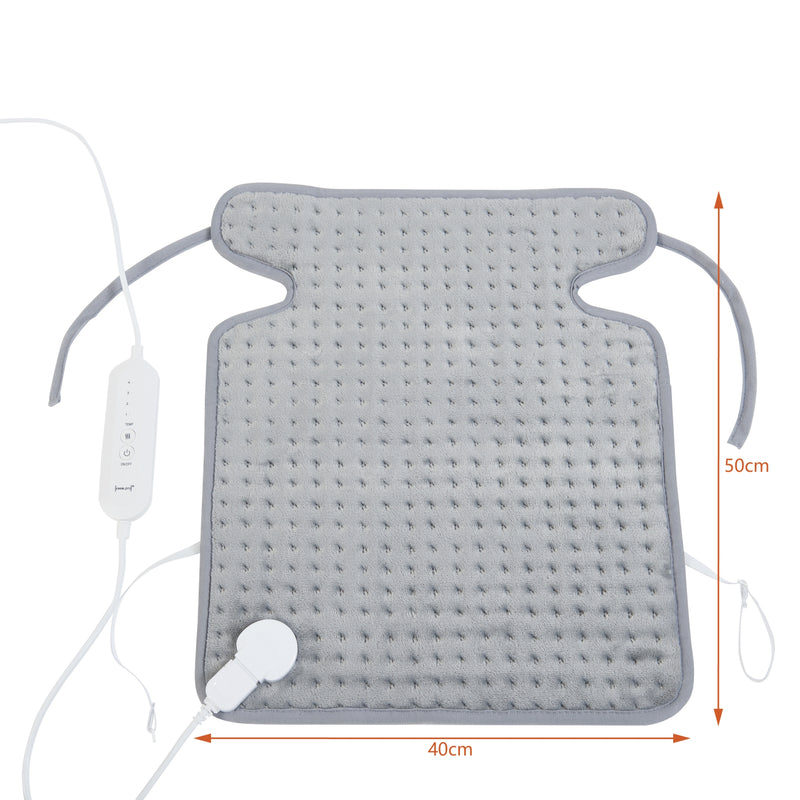 Esquema acotado Almohadilla térmica eléctrica Calvera 80W 50x40cm Gris [en.casa]