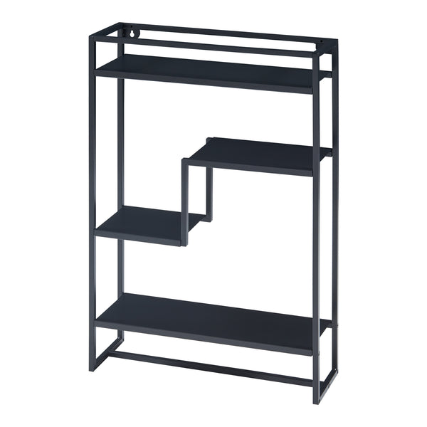 Estantería de pared Uurainen 60x40x13 cm Negro [en.casa]