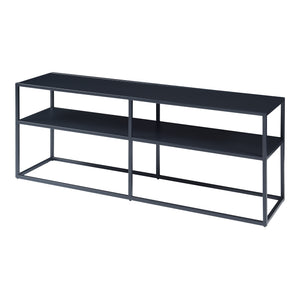 Mesa de televisión Solund 120x30x46cm Negro [en.casa]