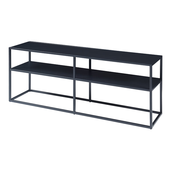 Mesa de televisión Solund 120x30x46cm Negro [en.casa]