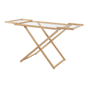 Tendedero plegable Fakala 154x59x82 cm Bambú [en.casa]