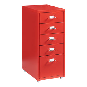 Contenedor móvil Kökar con 5 cajones 69x28x41 cm [en.casa]