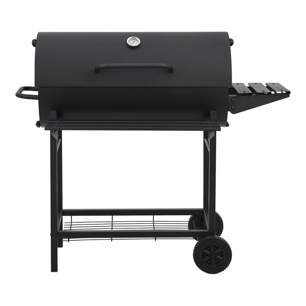 Carro de barbacoa Armento 95x108x61cm Negro [casa.pro]