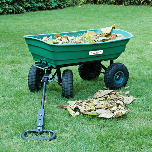 Carrito Corfinio 111x51 cm máx. 250kg Verde/Negro [pro.tec]