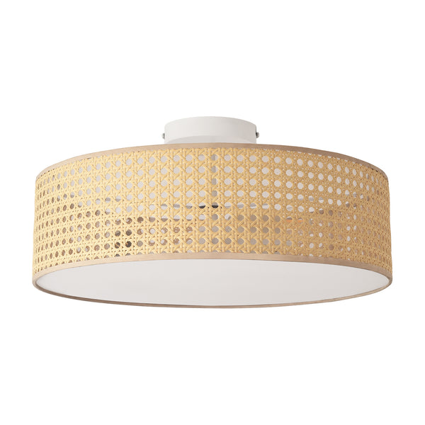Lámpara de techo Ascot aspecto ratán [lux.pro]