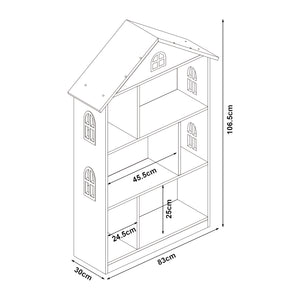 Estantería para niños Vipsali 107x83x30 cm [en.casa]