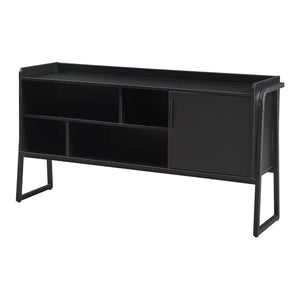 Mueble de televisión Storfjord 120x34x63 cm Negro [en.casa]