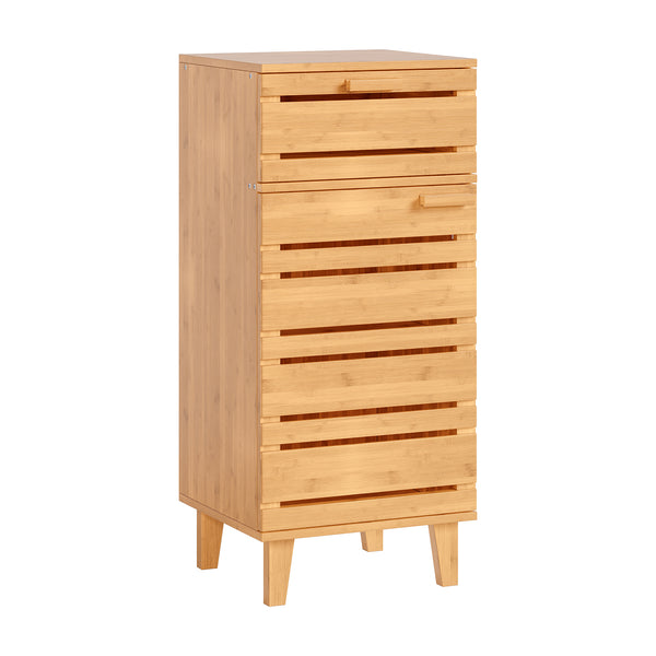Armario de baño Epind 75x33x30 cm Bambú Natural [en.casa]