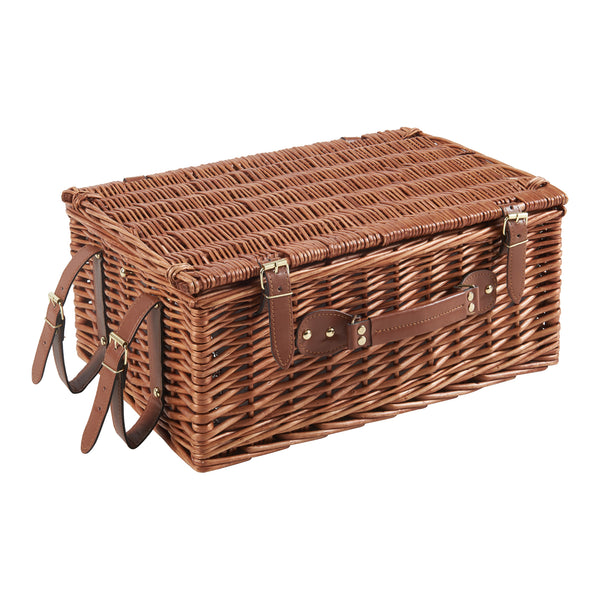 Cesta de picnic Brindisi para 4 personas juego completo [casa.pro]