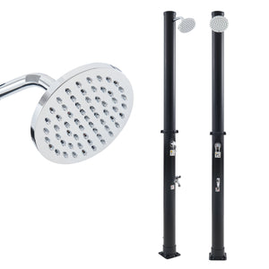 Ducha solar Frerievn con ducha para pies 215 cm 18L [casa.pro]