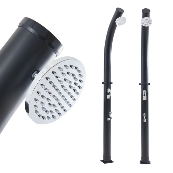 Ducha solar Kebomi 216 cm 18 L [casa.pro]