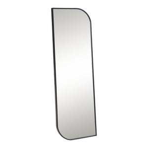 Espejo de pared Tarvindak 120x40 cm Negro [en.casa]
