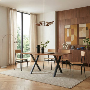 Estructura de mesa Klixjö juego de 2 acero 72x70x10 cm negro [en.casa]