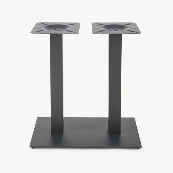 Estructura de mesa Vadejord acero 70x40x73 cm negro [en.casa]