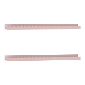 Estantería de pared para niños Set de 2 Vestnes 60x10x5 cm Cotton Candy [en.casa]