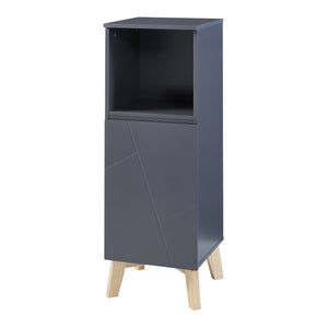 Conjunto de muebles de baño de 5 piezas Overath gris [en.casa]