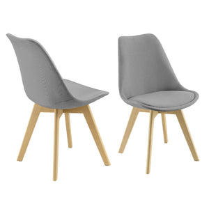 Set de 2 sillas Fredrikstad 97x42 cm en varios colores en.casa