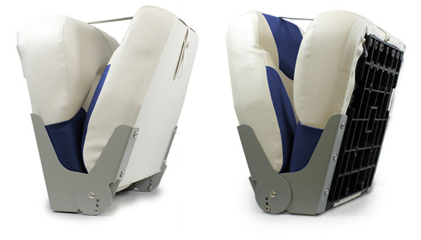 Asiento de barco Scilla juego de 2 piezas de cuero sintético en varios colores pro.tec