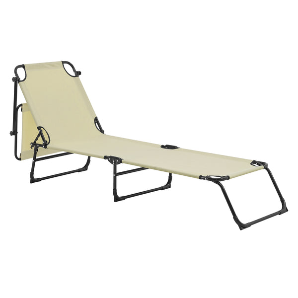 Set de 2 tumbonas Lomeda plegables con toldo en varios colores [casa.pro]
