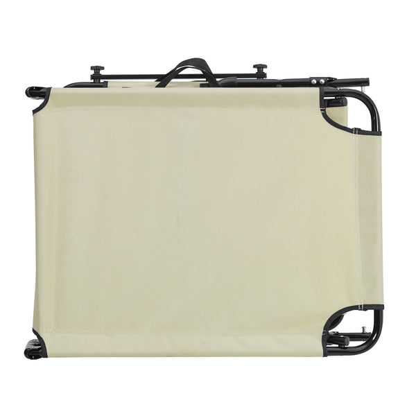 Set de 2 tumbonas Lomeda plegables con toldo en varios colores [casa.pro]