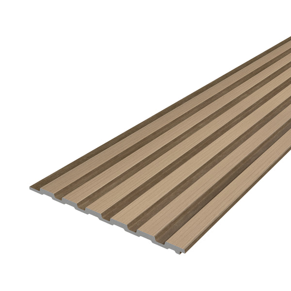 Set de paneles de pared 3D Borger 195x30 cm - Efecto Roble Claro [NEU.HOLZ]