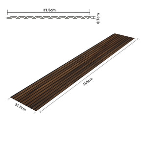 Set de paneles de pared 3D Boxtel + Bronckhorst 195x31,5 cm [NEU.HOLZ]