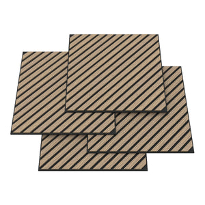 Set de 4/8/12/16 paneles acústicos Vang 3D  lamas - [NEU.HOLZ]