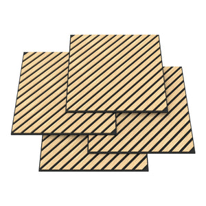 Set de 4/8/12/16 paneles acústicos Vang 3D  lamas - [NEU.HOLZ]