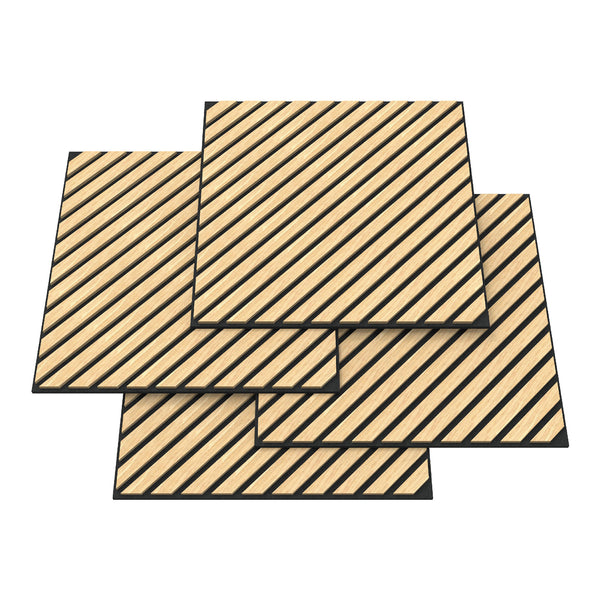Set de 4/8/12/16 paneles acústicos Vang 3D  lamas - [NEU.HOLZ]