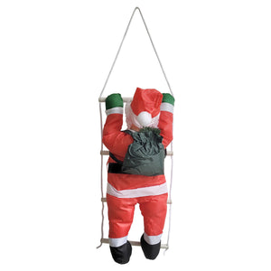 Papá Noel en escalera 60 cm [lux.pro]